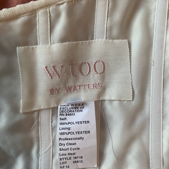 Wtoo wedding dress. Brand new. Never worn. - Picture 5 of 9